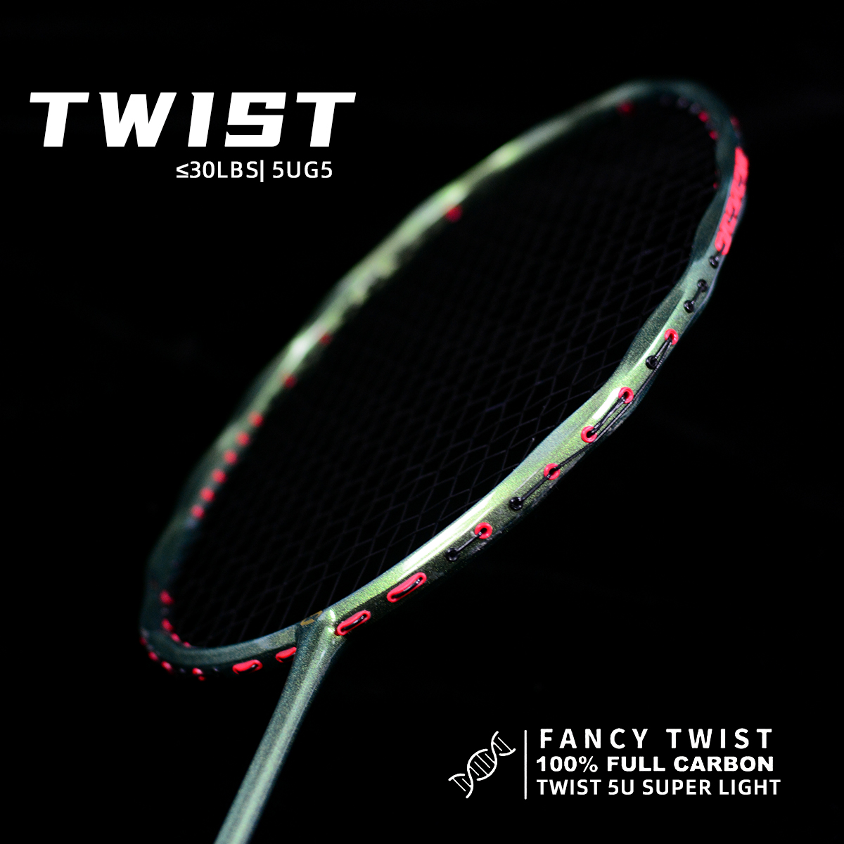 Badminton Yonex Nanoflare - TWIST 100% Full Carbon Fiber Badminton