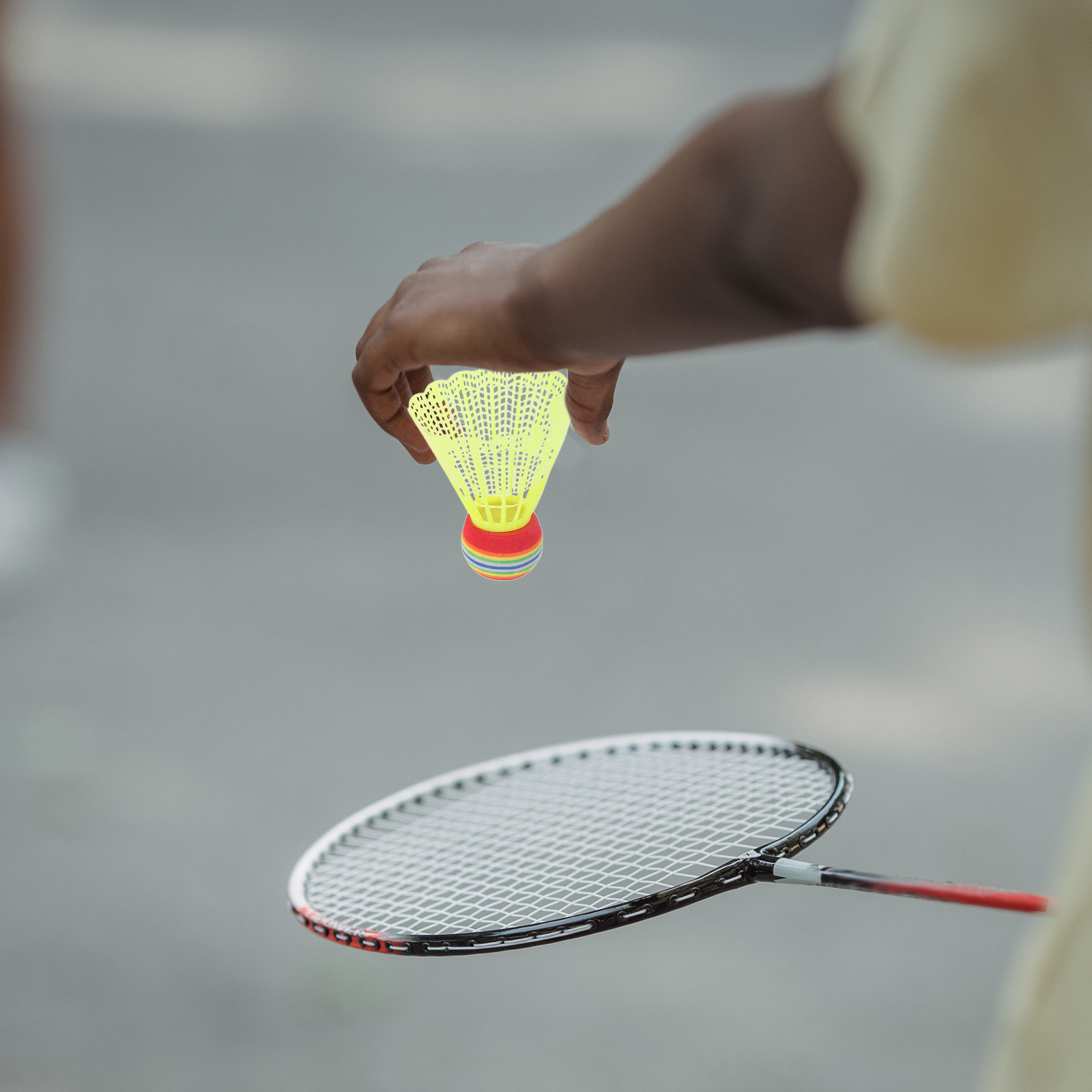 Badminton Materi - 12Pcs Vibrant Colorful Shuttlecocks Badminton Balls