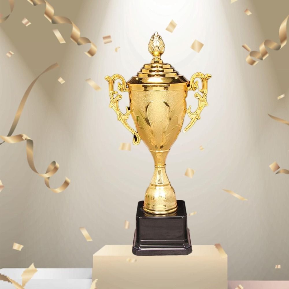 Badminton Cup - Children's Gold Trophy Awards School Rewarding