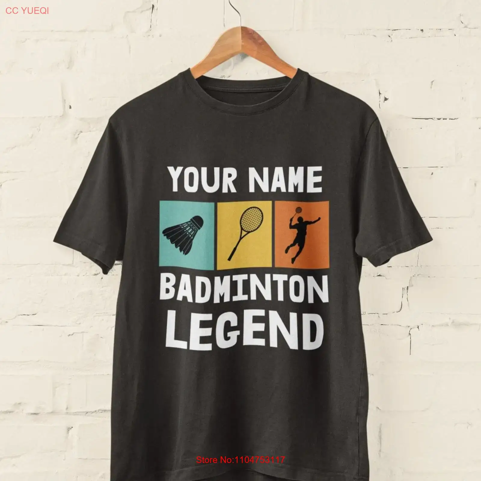 Badminton Legend - Personalised Badminton Legend T Shirt Custom