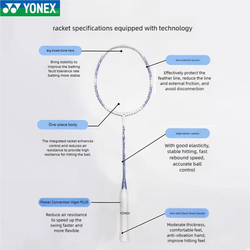 YONEX ARCSABER 8 badminton rac - đánh giá và giá Badminton Yonex Nanoflare