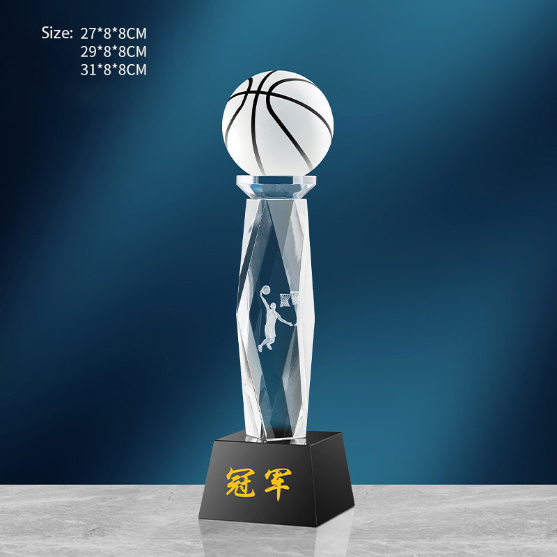Crystal Basketball Gift, Award - đánh giá và giá Badminton Cup