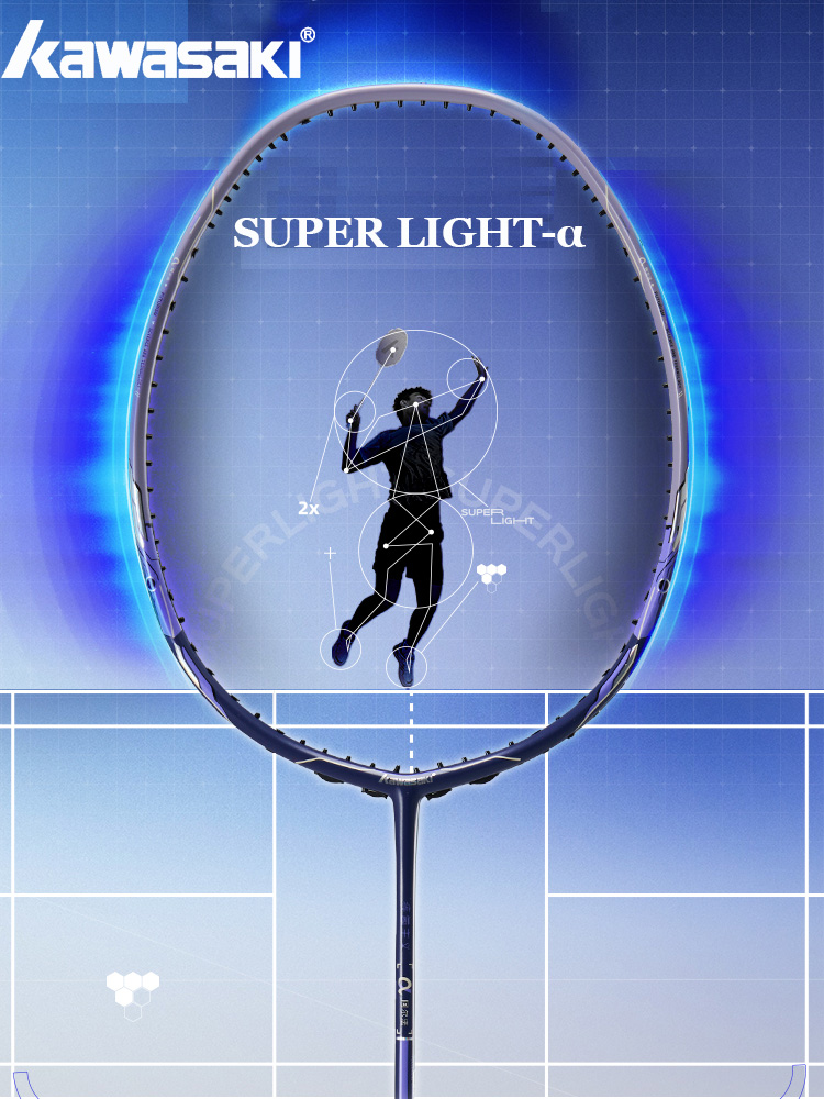 Kawasaki 6U Badminton Racket S - đánh giá và giá Badminton Yonex Nanoflare
