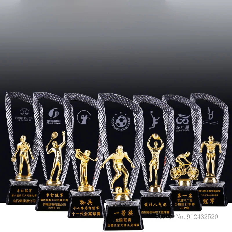 Customized Crystal Trophy Trop - đánh giá và giá Badminton Cup
